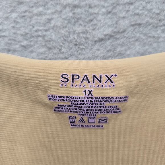 SPANX Hide And Sleek Beige Shapewear Tank Top Size 1X - Picture 2 of 3